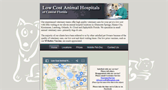 Desktop Screenshot of lowcostanimalhospital.com